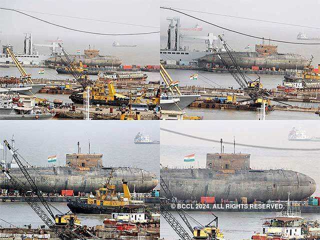INS Sindhurakshak brought out of water after 10 months
