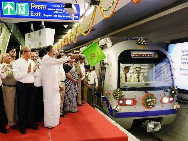 Central Secretariat-Mandi House metro line opened