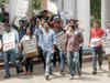 Delhi University's B.Tech students protest against scrapping of their course