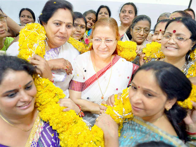 LS Speaker Sumitra Mahajan in Bhopal