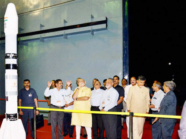 Modi visits Sriharikota