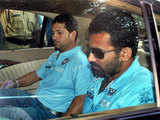 Cricketers Zahir Khan and Sachin Tendulkar