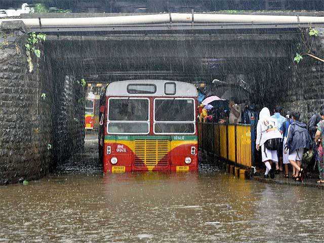 Heavy rains paralyse life in Mumbai; road, rail traffic hit