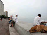 Early morning in Marine Drive in Mumbai