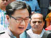 Zero tolerance towards terror is mantra for NDA govt: Kiren Rijiju