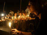 Candle-lit vigil for terror victims