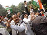 Congress celebrates victory in Delhi