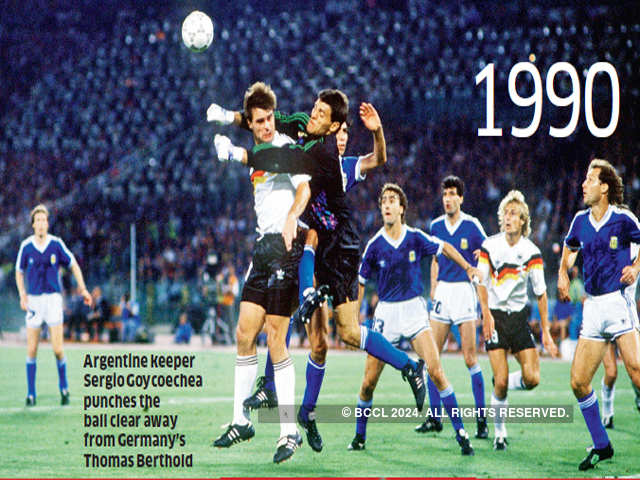 1990 ROME July 8 WEST GERMANY 1 ARGENTINA 0