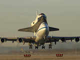 Endeavour rides 747 carrier aircraft