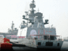 Indian warships in Russia for INDRA series of naval wargames