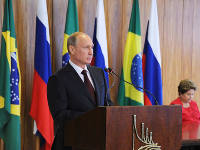 Russian President Vladimir Putin in Brazil