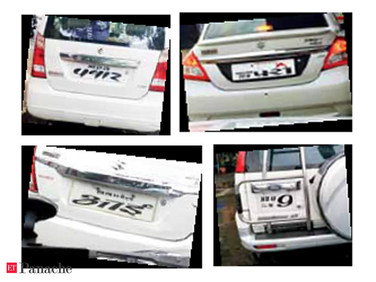 Sandeep Ohri S Fb Page Helps Mumbai Traffic Police Nab Non Standard Licence Plate Offenders The Economic Times