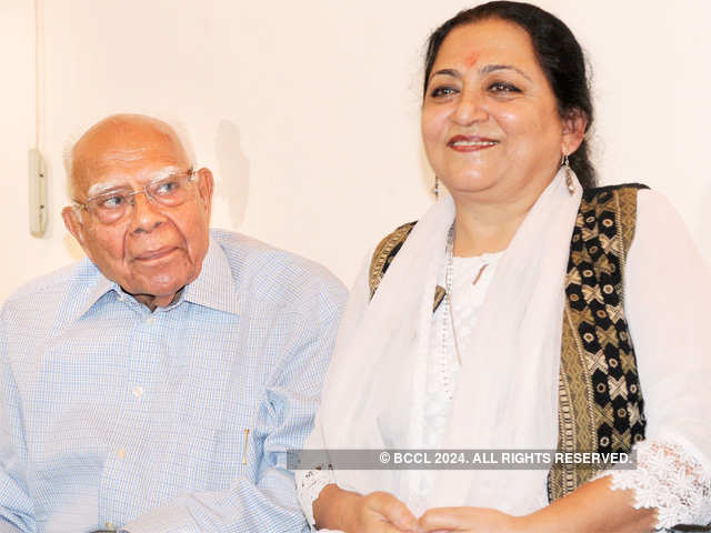 Ram Jethmalani and journalist Madhu Kishwar