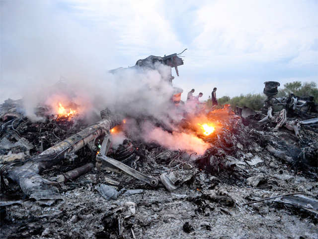 Malaysian airliner MH-17 shot down