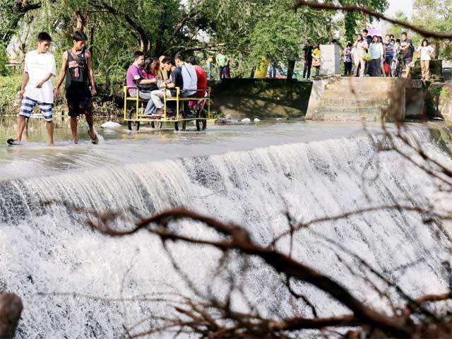 Flood control facility in Manila