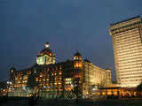 Taj hotel fully lit-up