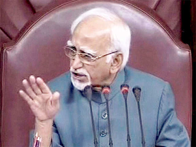 Hamid Ansari in the Budget Session