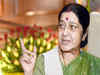 Sushma Swaraj arrives in Nepal for Joint Commission meeting