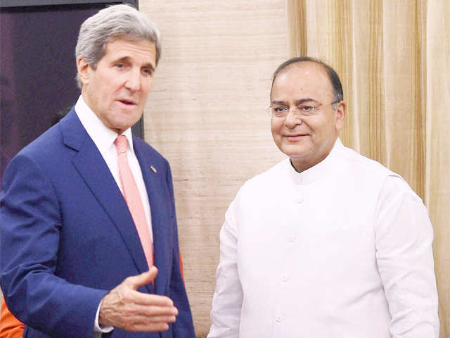 Arun Jaitley with John Kerry