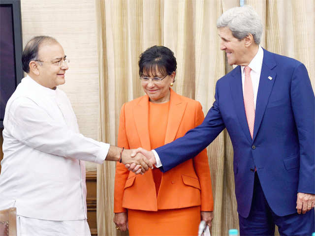 Arun Jaitley with US Secretary