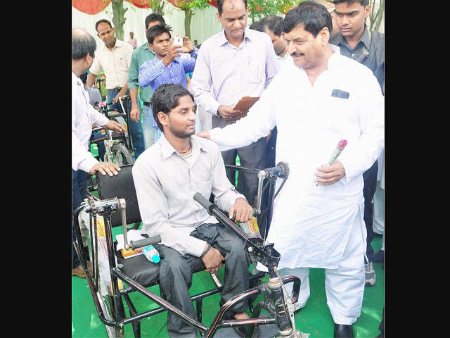 UP Cabinet Minister Shivpal Singh Yadav at a programme