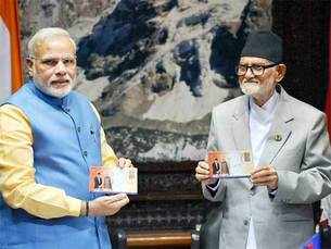 PM Narendra Modi in Nepal on his maiden visit