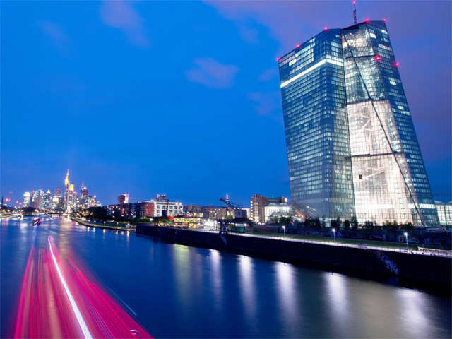 New European Central Bank building in Frankfurt Main