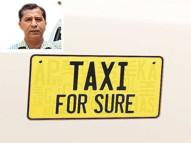 Rajesh Kumar (43) working with TaxiForSure