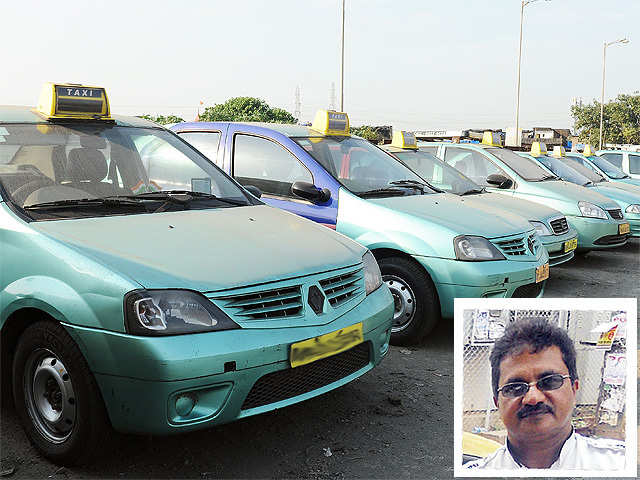 Khamer Gulzar (48) working with Meru Cabs