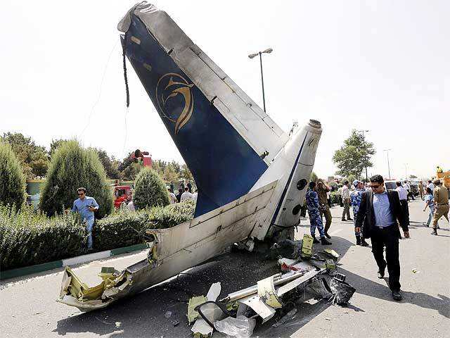 Iran plane crashes afer take-off from Tehran