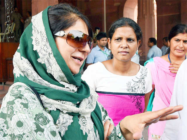 Mehbooba Mufti during the budget session