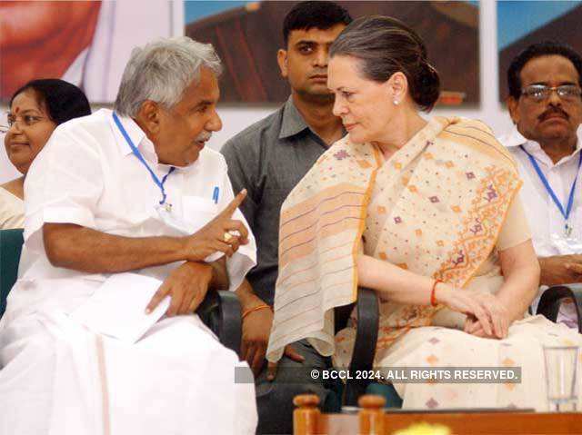 Sonia Gandhi in Thiruvananthapuram