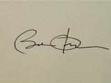 Barack Obama's first signature