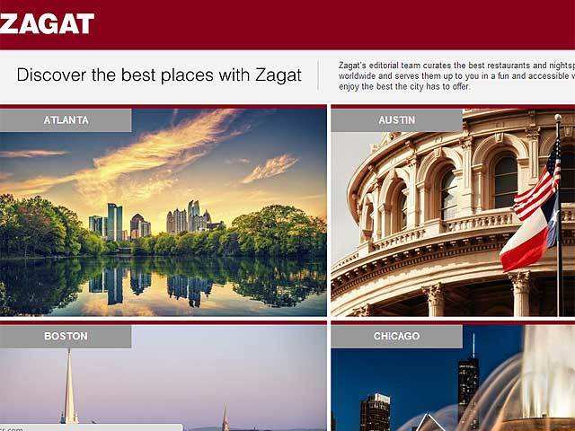 Zagat — Restaurant reviews