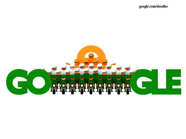 Independence Day 14 7 Interesting Google Doodles For India S Independence Day Republic Day The Economic Times