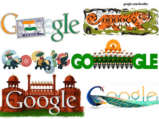 7 interesting Google doodles for India