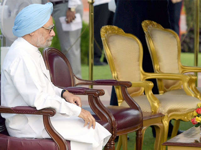Manmohan Singh in Rashtrapati Bhawan