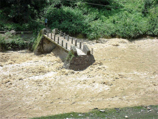 Flood in Tehri Gahrwal