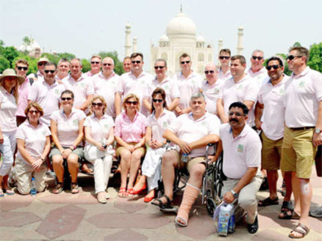 Members of British Parliament in Agra