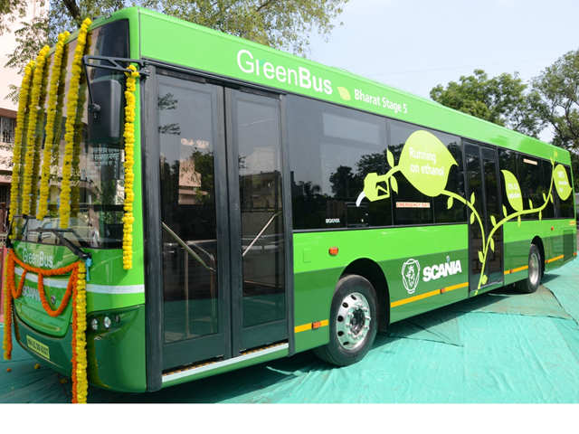 India's first ethanol-fuelled bus