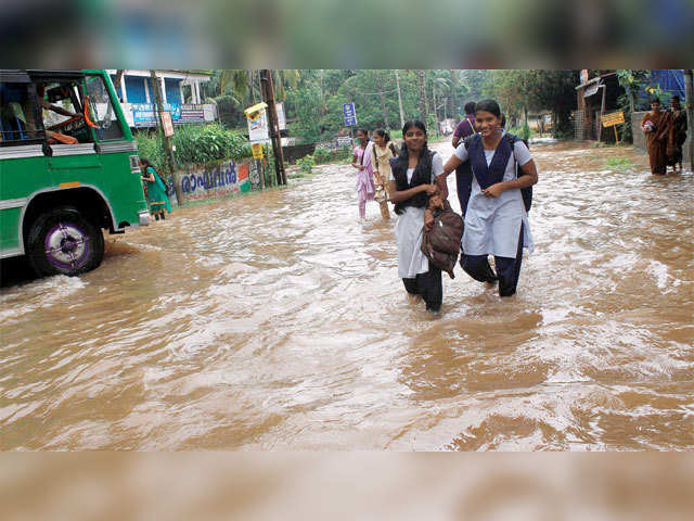 Heavy rains in Kozhikode