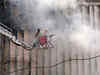 Fire breaks out in Connaught Place building