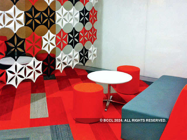 British Telecom office has several breakout areas