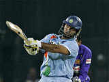 Yuvraj Singh plays a shot