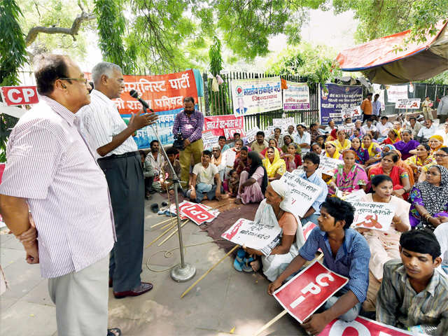CPI(M) protests against the Union Government in Delhi