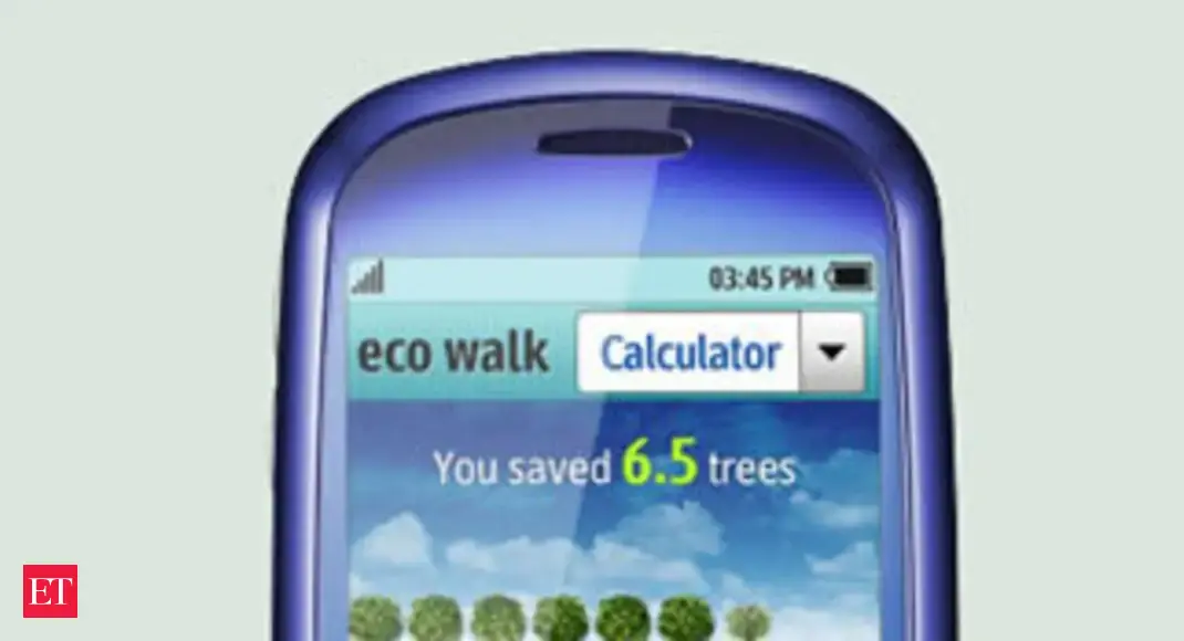 Blue Earth solar powered phone - | The Economic Times