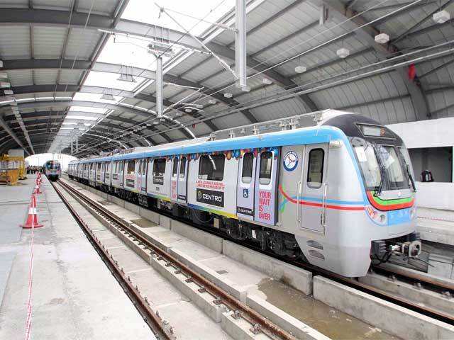 Train runs from Nagole to Survey of India metro stations