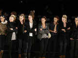 Models at Fashion Week