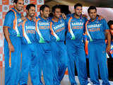 Indian cricketers showcase their new uniforms