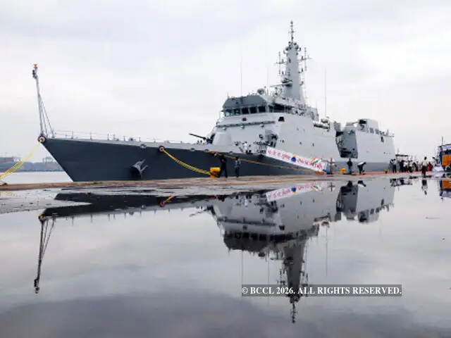 Navy's largest patrolling vessel INS Sumitra commissioned - Navy's ...
